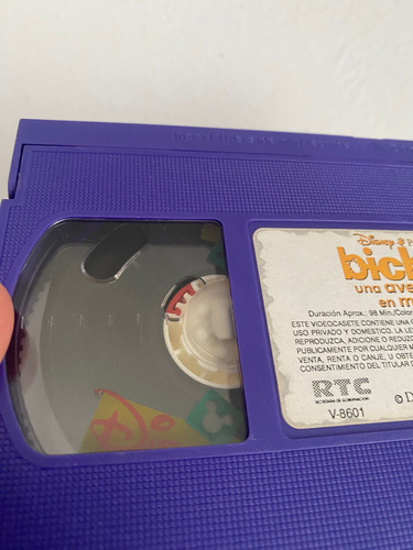 Película Animada Bichos En Vhs Disney Pixar (Usado)