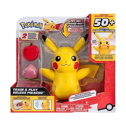 Pikachu Deluxe Jugar Y Aprender - Figura De Pikachu De ...