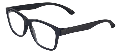Lentes Filtro Azul Con Aumento + Marco Económicos Graduación 2 | Negro Mate