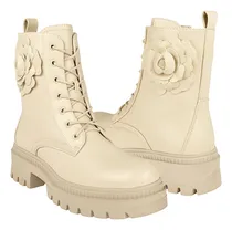 Comprar Botines Dama Capa De Ozono 618601 Simipiel Beige