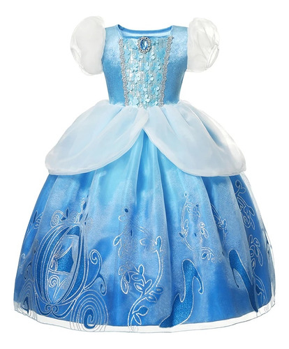 Vestido De Princesa Para Niña  Carnival Hoween Kids [u]