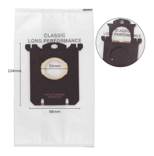 Imagen 2 de 3 de Bolsas-filtro Aspiradora Electrolux Pax 4 Bolsas Desechable