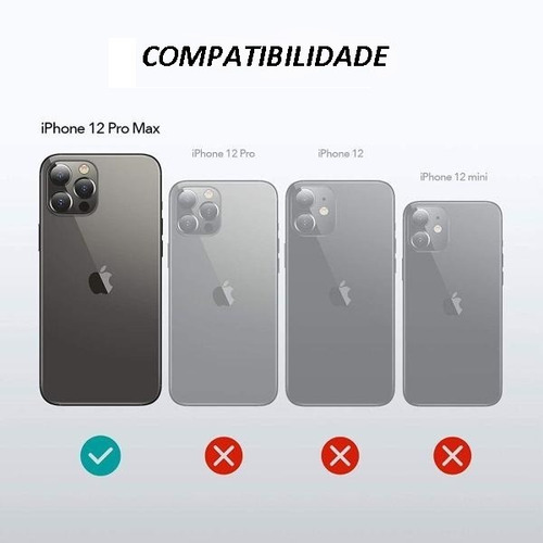 Imagem 2 de 4 de Película Hprime Fosca Siliconada iPhone 12 Pro Max 6.7 Pol