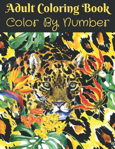Libro Para Colorear Para Adultos Color Por Número: Gran