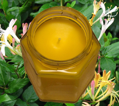 Vela De Soja Mezclada Perfumada Con Madreselva | Velas De Pr