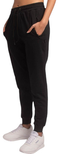 Pantalon Huntley Rustico Slim Fit Nicole Negro Mujer