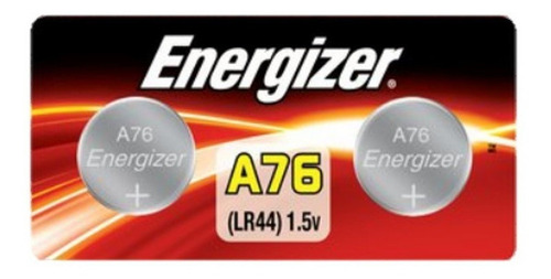 Pila Boton Energizer A76 / Lr44 / Ag13 - Pack X2