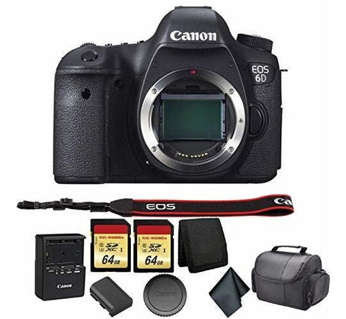 Canon Eo 6d Dslr Kit 2 Memoria 64 Gb Estuche