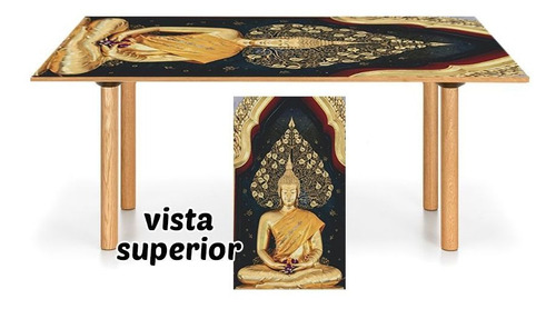 Vinilo Para Mesa Buda Zen Oriente Meditacion Vinilo M9