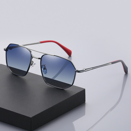 Lentes De Sol Hombre Dama Moda Uv Polarizado Retros Clásicos Diseño Azul Degradado Deportivo Manejar Conducir Elegante Caballero Dama Unisex