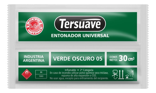 Entonador Tersuave Universal 30 Cc - Mix Color Verde Oscuro
