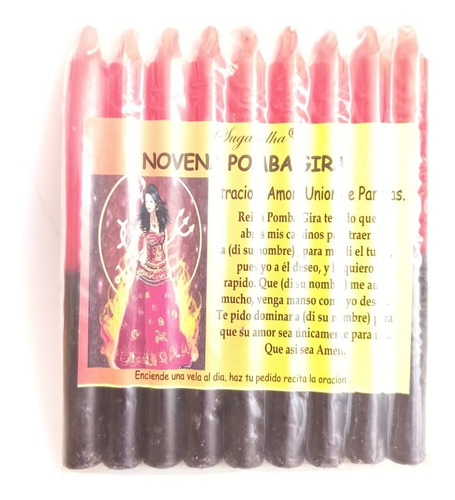 Vela Novena Pomba Gira (9 Velas) Amor