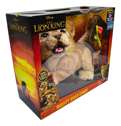 Furreal Rey León Mighty Roar Simba 100 Sonidos Hasbro Color CAFE