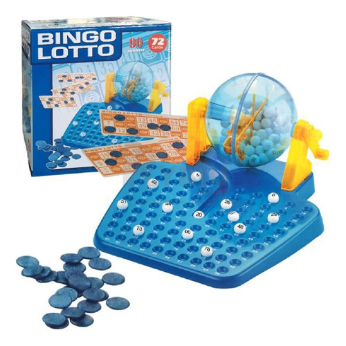 Bingo Lotto  Original Juego Adultos Niños 72cartas 90fichas