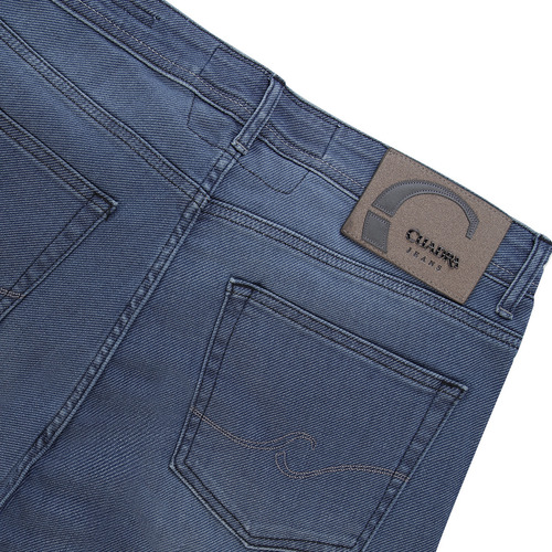 Jeans Cuadra Para Caballero Corte Recto Azul