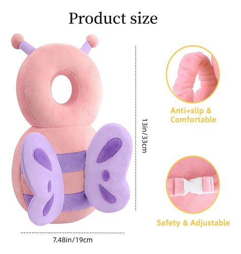 Mochila Protectora De Cabeza Para Bebé, Protección Ajustable