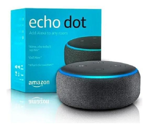 Som Amazon Alexa Echo Dot 3 - Cor Preta