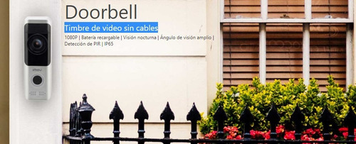 Timbre De Video Sin Cables Imou Db10 Compatible Con Alexa 2m