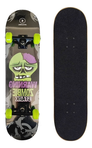 Skate Patineta Stark Zombie Semi Profesional Aluminio Lija
