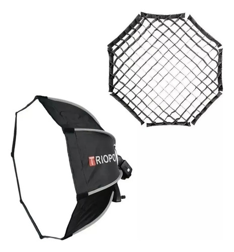 Kit Grid Panal Más Octabox Triopo Softbox De 55cm Honeycomb