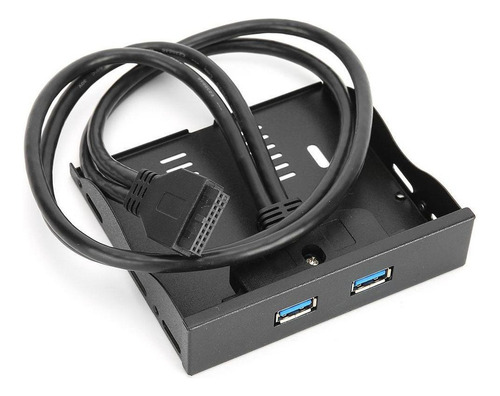 Panel Frontal Floppy Bay De 20 Pines, 3.5, 2 Puertos Usb 3.0