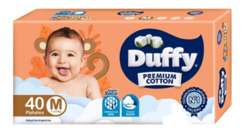 Pañales Bebes Duffy Premium Cotton Todos Los Talles