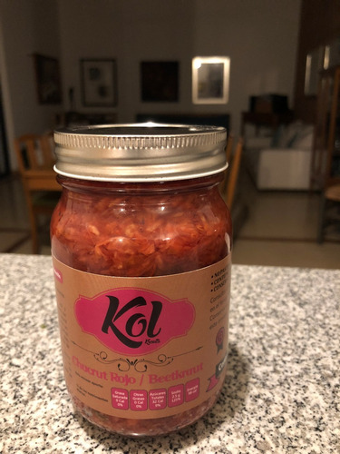 Kol Chucrut Rojo (col Lombarda Y Betabel) Caja 6 Frascos
