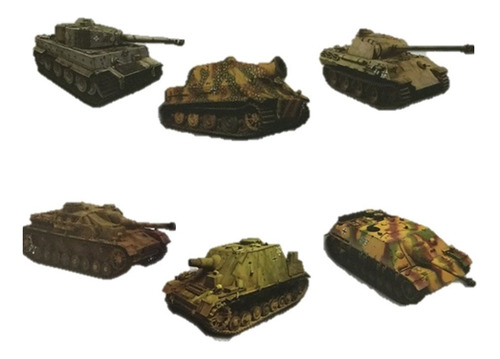 Tanques 4d 1:72 Modelismo Plastico Armables Con 6pzs Serie5