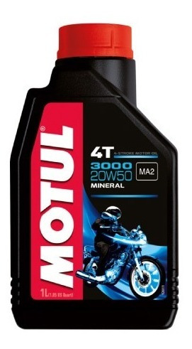 Aceite Motul 3000 4t 20w50 Mineral Lubricante Ngbikes