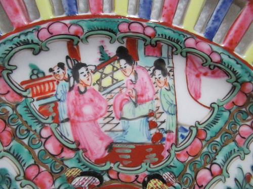 Plato Decorativo Porcelana Flía Real Decorated In Hong Kong (Usado)
