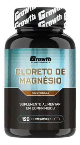 Cloreto De Magnésio 120 Caps - Growth Supplements