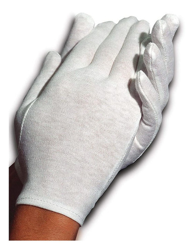 Guantes Dermatológicos De Algodón Cara, Extragrandes, 1 Par,
