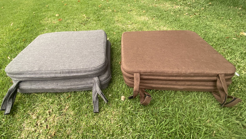 Cojín Rectangular Sublime Gris 40x45 Cm Para Interior Café Chocolate