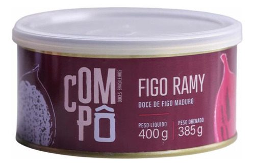 Doce De Figo Ramy - Lata Doces E Caramelizado Sobremesa Doce de Figo Ramy Doces de Frutas