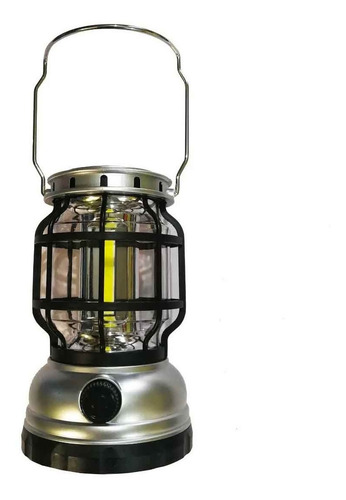 Lampara De Camping Led Carga Solar Usb Con Regulador De Luz