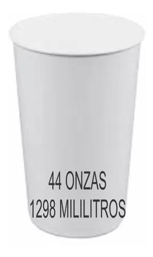 300 Vasos De Cartón Para Micheladas Cerveza Blancos