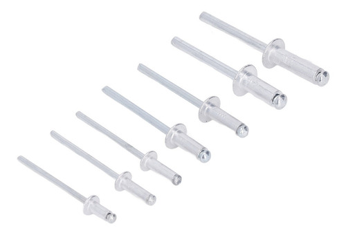 Flange Rivet 180pcs Blind Aluminium Alloy 6 Sizes Assortment