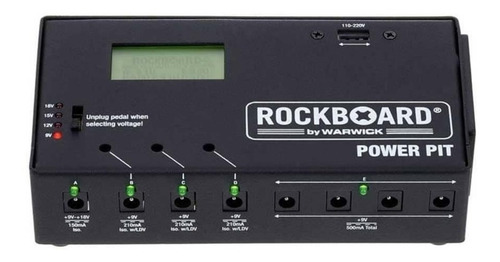 Fuente Para Pedales De Efecto Warwick Rockboard Power Pit