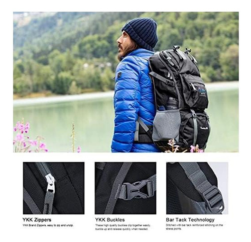 Mountaintop Mochila De Senderismo De 40 Litros Para Mujeres