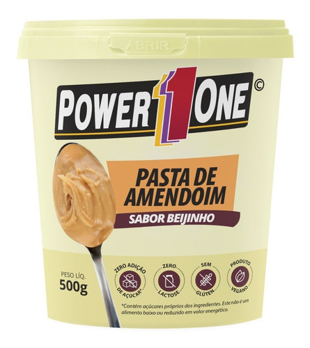 Imagem 1 de 4 de Pasta De Amendoim Integral Vários Sabores - Power One