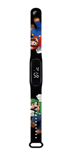 Imagen 1 de 3 de Reloj  Infantil Super Mario Bros