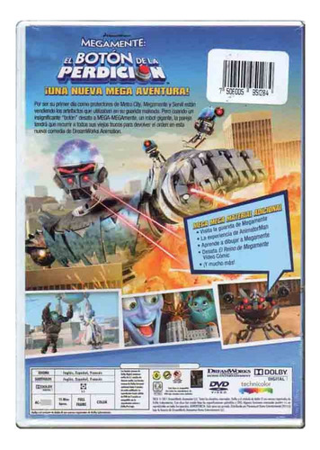 Megamente El Botón De La Perdición Película Dvd (Usado)