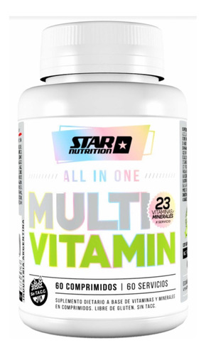 Multivitamínico All In One X 60 Comprimidos Star Nutrition