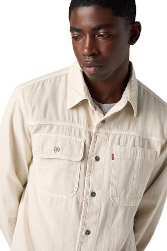 Camisa Hombre Ls Auburn Worker Beige Levis A7224-0012