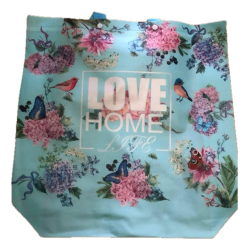 Bolsa Reutilizable Para El Súper Agua Estampada