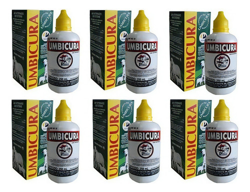 Kit 06 Umbicura trata y cura el ombligo del rebaño de ganado