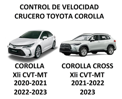 Control Crucero Original Toyota Corolla/cross Xli 2020-2024