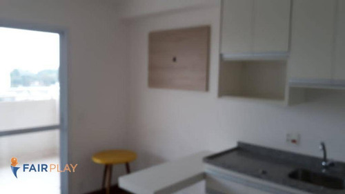 Apartamento Studio 36m Semi-mobiliado Com Lazer Completo No Alto Da Boa Vista - Ap6006