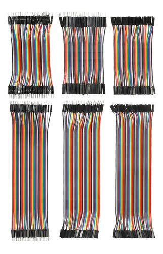 Kit De Cables Planos Breadboard Jumper Wires, 240 Piezas