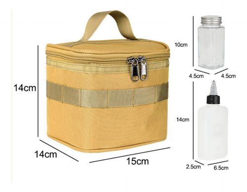 Bolsa De Especias Para Acampar, Tarros De Especias, Caqui